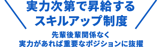 スキルアップ制度 | 【公式】採用サイト｜整骨院｜株式会社サンキュー｜サンキューグループ